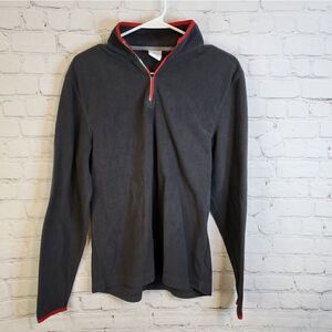 Men's Starter zip-up fleece sweater, size small